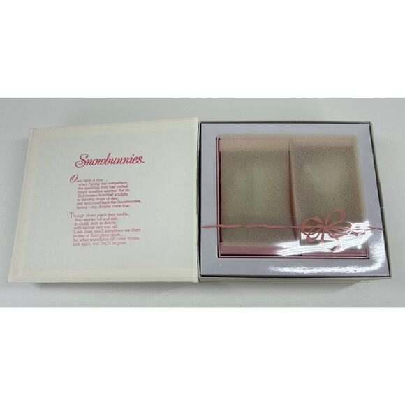 Dept 56 Snowbunnies HOP SKIP AND A MELODY (Set of 2) Figurine 26301 - Picture 3 of 6